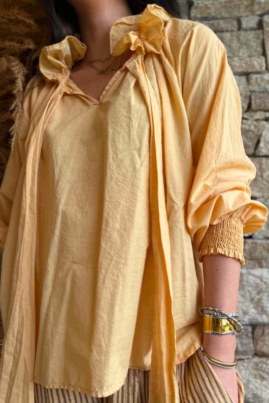 Larc Poet Blouse Tuscan Sun